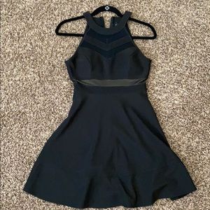 Windsor black halter dress